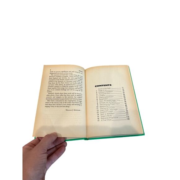 Vintage Christ & The Carols Christmas 1967 Retro MCM Green Holiday Music Festive - Picture 5 of 10